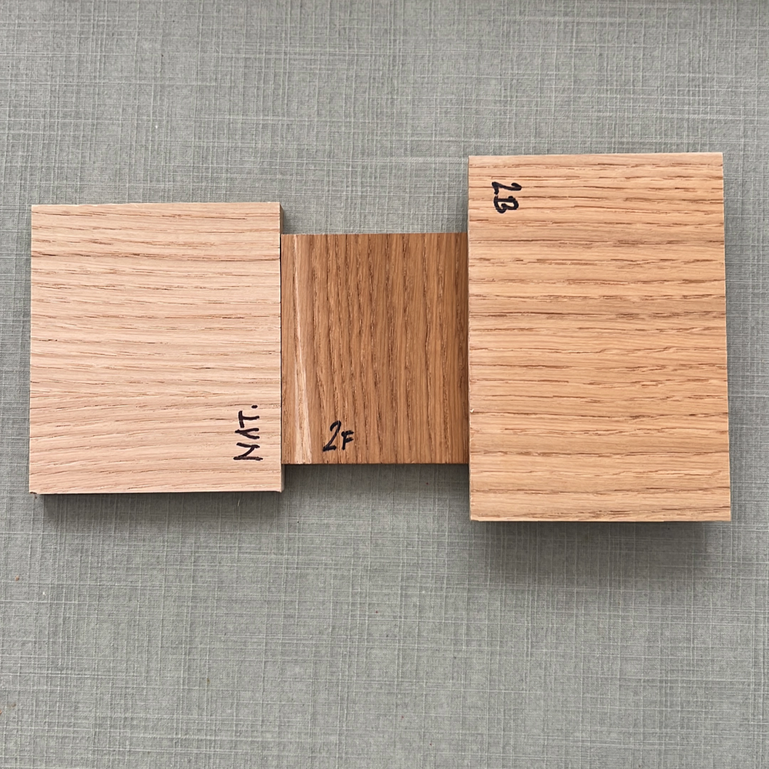 Tonos de madera con diferentes barnices