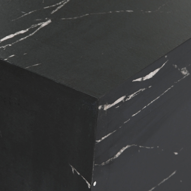 detalle negro mesa marmol