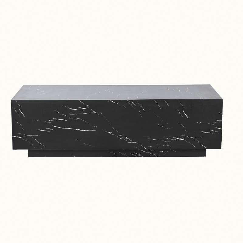 mesa centro marmol negro Julia