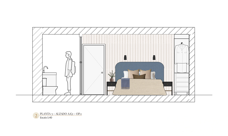 proyecto Heaven - dormitorio principal diseño