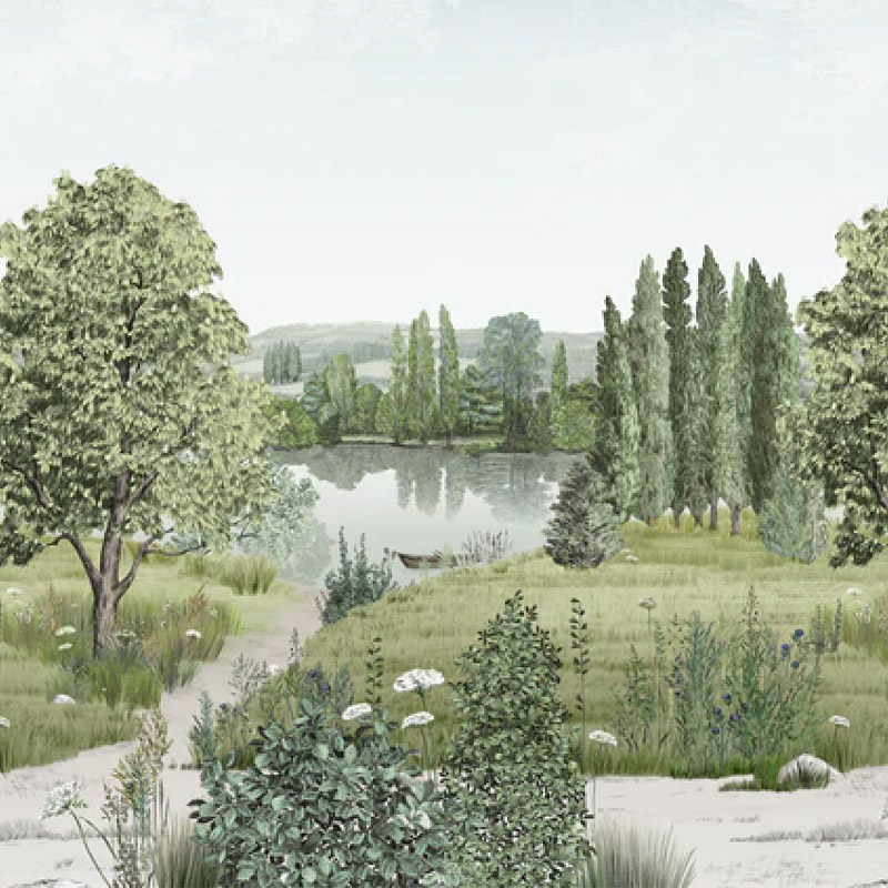 Proyecto La Campiña, Papel pintado Isidore Leroy